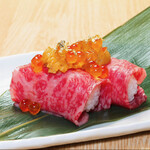 生肉専門店 焼肉 金次郎 - 極上サーロインの王様握り