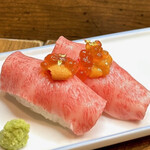 生肉専門店 焼肉 金次郎 - ウニくら握り