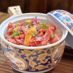 生肉専門店 焼肉 金次郎 - ともさんかくと雲丹の小鉢