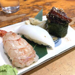 須賀乃湯 - 握り3カン（390円）