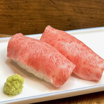 生肉専門店 焼肉 金次郎 - 赤身の握り