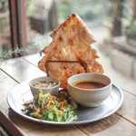 森森舎 - カレーセットＡ チキンカレー☆