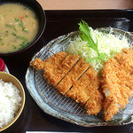 Katsu Ando Katsu - Ｗロースカツ膳 1749円