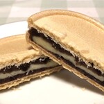 ヤマザワ - 料理写真:バター最中・断面