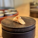 すし処 ひさ田 - ⑰寒鰆(産地聞き忘れ)、辛味大根卸し載せ