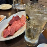 炭火焼肉 にく式 - ハイボールにチェンジ
