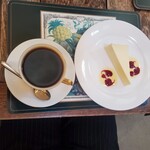 林風舎 - チーズケーキセット