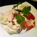 竹山 - 本日のお勧め（豆と蒸し鶏とクリームチーズのサラダ）