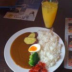 ランチカフェ ビーンズ - カレー大盛　ドリンクセット