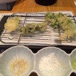 呑み処 漁師のGORO -  野菜の天ぷら3