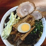 熊本らーめん 育元 滑川本店 - 育元ラーメン 極上メンマトッピング
