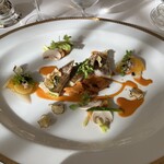 邸宅レストラン　雅俗山荘 - フルーティな香りに鯛の柔らかな甘さが最高　口の中で幸せが広がります♡