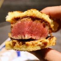 #肉といえば松田 奈良本店 - 大和牛シャトーブリアンと奈良漬のカツサンド