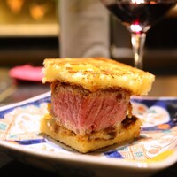 #肉といえば松田 奈良本店 - 大和牛シャトーブリアンと奈良漬のカツサンド