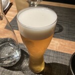 予約制・コース料理 ともなが - 終わりのビール