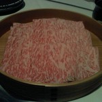 瀬里奈 -  宮崎県産の特撰牛しゃぶしゃぶ肉のサーロインです。