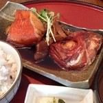 しらすやガーデン - 金目煮付け定食@しらすやガーデン