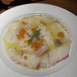 コア - ヒラメのカルパッチョ