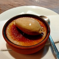 ビストロ ハマイフ - プラリネのクレームブリュレ♡キャラメルアイスの苦味と香ばしさがめっちゃ美味しい♫(๑˃̵ᴗ˂̵)