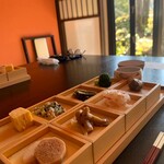 囲炉裏と日本料理 松風庵 - 前菜盛合せ