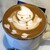 プレストコーヒー - ドリンク写真:カプチーノ（可愛らしいSnowman❤️）