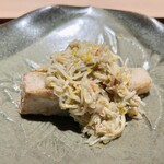 料理屋 稲家 - 大阪富田林の海老芋唐揚げ　甲羅焼き松葉蟹