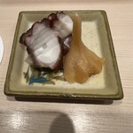 鮨みやもと - タコ、アオヤギ