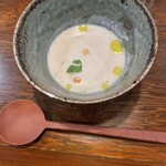 セルジョ - 茸のスープ　トリュフ風味