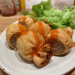 アジア料理たのんまぁ - ホイチョー（ひき肉の湯葉巻き揚げ）