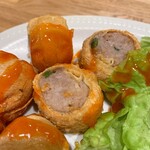 アジア料理たのんまぁ - ホイチョー（ひき肉の湯葉巻き揚げ）