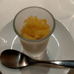 ビストロ　アギャット - 柿とアマレットのグラニテ