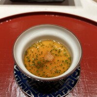 照寿司 - 牡蠣の出汁の茶碗蒸し