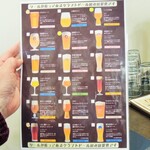 奥出雲 そば処 一福 - 黄色マークが飲み比べのビール