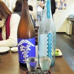 奥出雲 そば処 一福 - 日本酒２種飲み比べ①