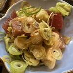 さかなの台所 オリエンタル - カツオのネギたっぷり漬け 680円