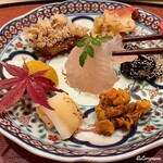 御料理 寺沢 - 寒鮃の昆布〆