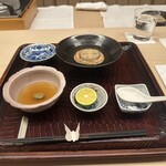 味感 ことほぎ - ポン酢餡　蟹味噌　酢橘