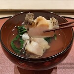 御料理 寺沢 - あわびは惜しげもなく一個分