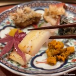 御料理 寺沢 - 烏賊の酒盗焼