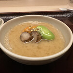 味感 ことほぎ - 伊勢芋　自然薯　出始めのそら豆（鹿児島）　雲丹