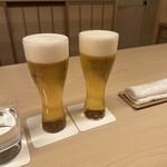 味感 ことほぎ - 生ビールで乾杯