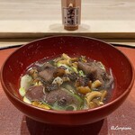 御料理 寺沢 - 黒七味を加え