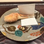 味感 ことほぎ - 蟹爪のおかき揚げ