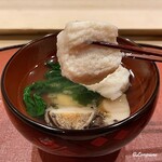 御料理 寺沢 - 蓮根真薯