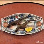 御料理 寺沢 - 鵡川産の本柳葉魚焼