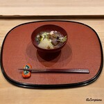 御料理 寺沢 - 牡蠣とのどぐろと網茸と滑子茸の鍋