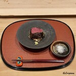 御料理 寺沢 - 鹿肉フィレの備長炭焼