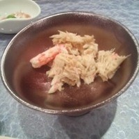 鮨棗 本店 -  毛ガニの付き出し