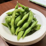 ネパール料理&BAR MANDALA - お通しの枝豆