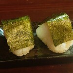 おばんざい居酒屋 大ちゃん家 - 塩むすび (税込)300円 ※自ら海苔を巻きました (2024.12.23)